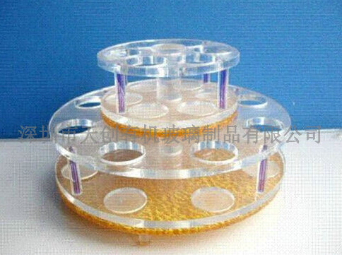 【有機(jī)玻璃化妝品展示架】合理的燈光使它更亮眼！