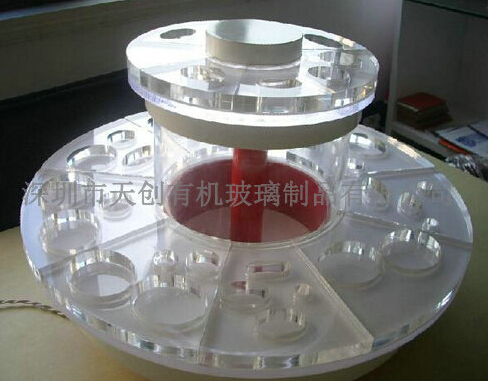 【有機玻璃旋轉(zhuǎn)展示架】給你的視覺沖擊！