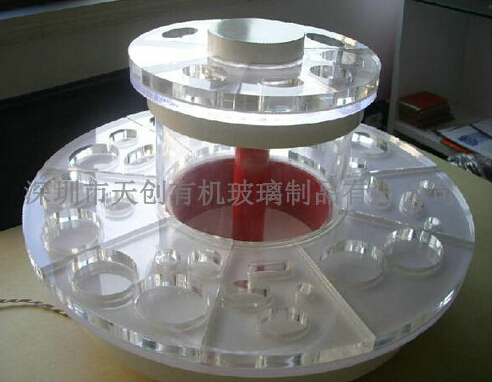 360度展示空間，的展示★有機(jī)玻璃旋轉(zhuǎn)展示架！